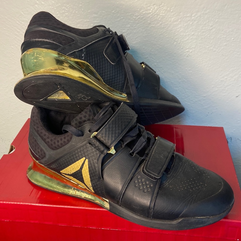 Reebok CrossFit Legacy Lifters Men’s Size 9.0 EUR 42 CJ Cummings Olympic Gold